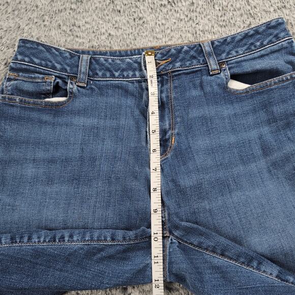 LL Bean Jeans Women 10 Blue Classic Fit Straight Leg Mom Normcore Casual Denim - Picture 7 of 10